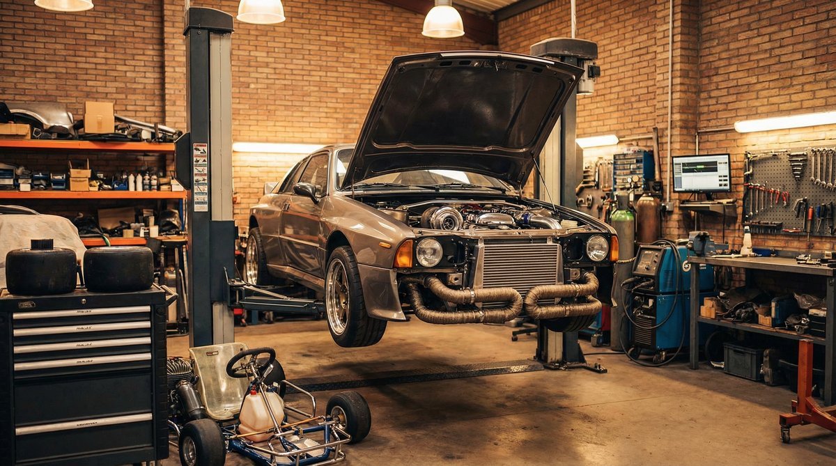 天涯社区改装车间视频